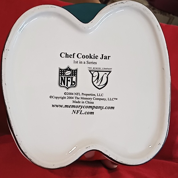 RARE CHEF MIAMI DOLPHINS Cookie Jar. 1st in Series. 2004 NFL Properties. Ex.Cond - Picture 14 of 16